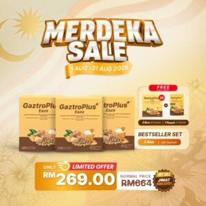 MERDEKA SALES BESTSELLER SET (5 Kotak Gaztroplus + 1 Pouch)